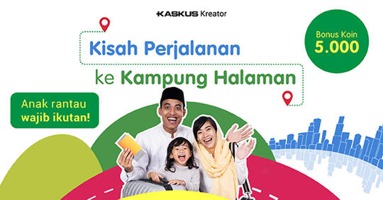 Yuk Mudik dan Bawa Oleh-oleh Cerita Perjalananmu, Ada Bonus 5000 Koin!