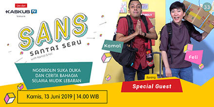 Masih Kangen Suasana Mudik? Curhat Yuk di SANS