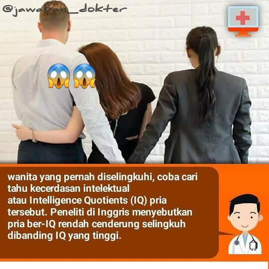 Pria Berselingkuh, Pertanda Bermasalah Dengan Kecerdasan Dan Kejiwaan. Benarkah?