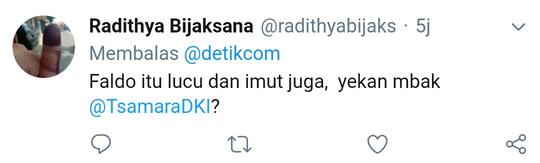Tsamara Komentari statement Faldo Maldini, Netizen malah jodohin keduanya