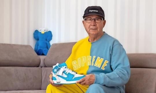 Layaknya Anak Muda, Kakek Ini Gemar Berpenampilan Ala Hypebeast