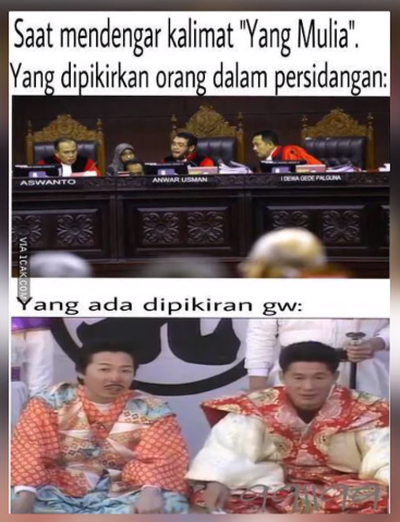 Kumpulan Meme Kocak Sidang Sengketa Pemilu di MK
