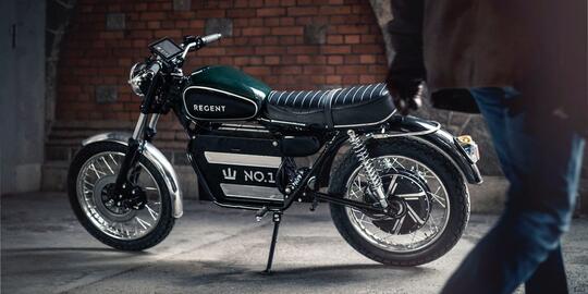 Inilah Motor Listrik Dengan Gaya Retro Pertama, REGENT NO.1