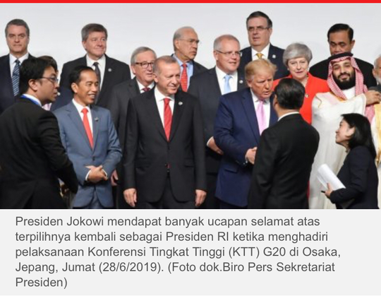 Foto Bareng Pemimpin Dunia, Posisi Berdiri Jokowi Jadi Sorotan Warganet