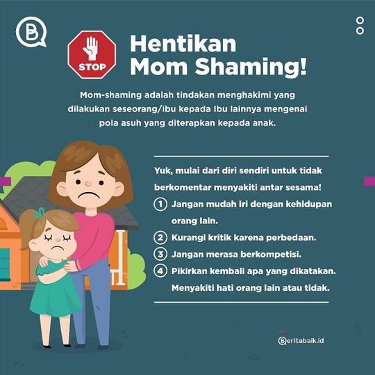 Perilaku Mom-Shaming Berefek Buruk, Baik pada Korban maupun Pelaku