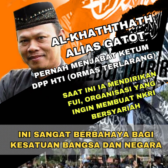 Inilah Rekam Jejak Al Khathath, Penggagas Islam Bersyariah Anti-Pancasila