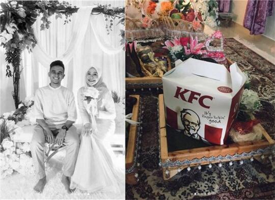 Wanita Cantik Ini Meminta Ayam KFC Dijadikan Sebagai Mahar Pernikahan