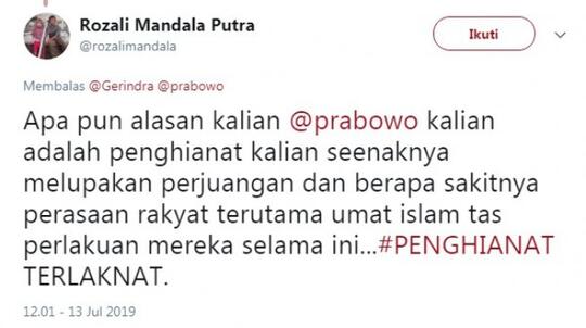 Pakai Tagar #GueTetepKampretApelo, Akun Gerindra Dicaci Pendukung Sendiri
