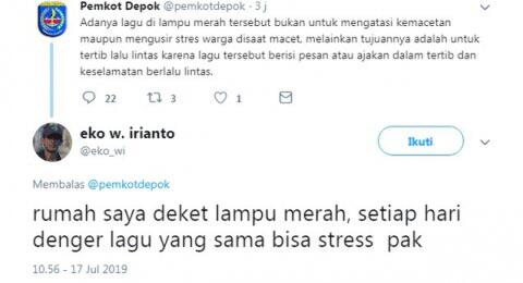 Lagu Diputar di Lampu Merah, Warga Depok: Tiap Hari Dengar Bisa Stres, Pak