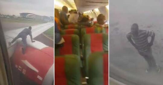 Duh! Tak Punya Tiket, Pria Ini "NEKAT" Naik Di Sayap Pesawat Boeing 737!