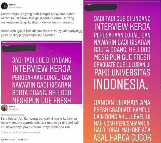 Lagi Viral! Lulusan UI Tak Terima Ditawari Gaji 8 Juta