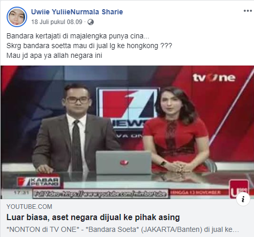 Viral Isu Bandara Soekarno-Hatta Dijual ke Hong Kong? Bagaimana Kebenarannya?