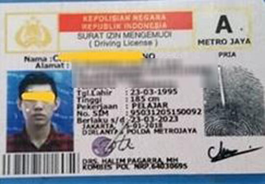 Ini Identitas Penabrak Polisi di Video Yang Lagi Viral