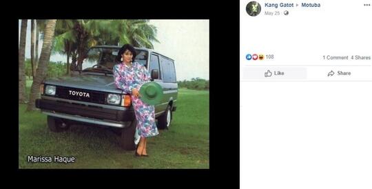 Foto Iklan Mobil Jadul Ini VIRAL, "MODEL CANTIK"nya Bikin SALFOK Netizen!