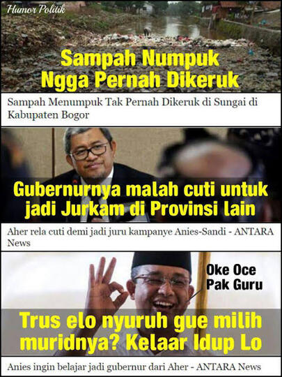 Soal Pengelolaan Sampah, Anies Klaim Kesalahan Era Ahok!