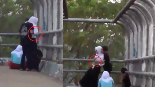 Sepasang Kekasih Asyik Berciuman Di Jembatan, Endingnya Tewas Terjatuh ๐ญ
