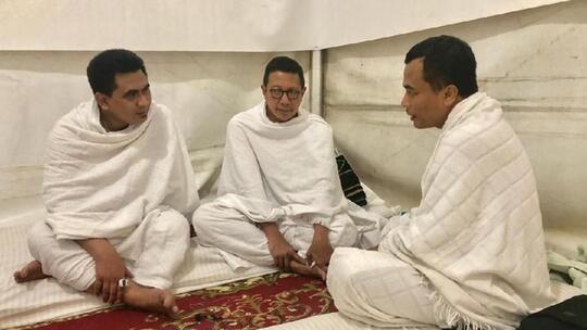 Putra Mbah Moen Temui Menag-Dubes Agus, Ucapkan Terima Kasih atas Pemakaman