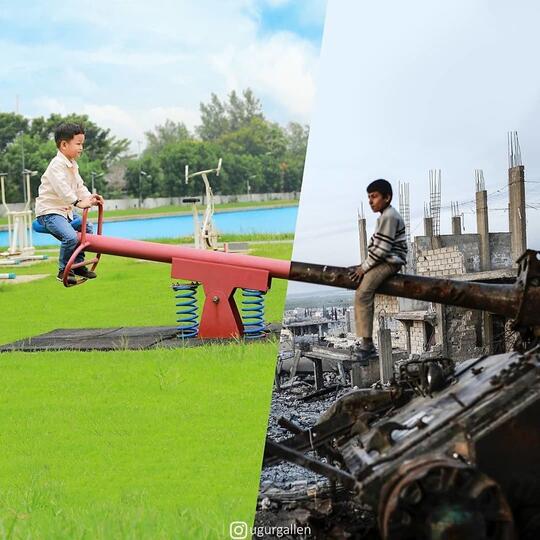 Karya Seniman Ini Bikin Sadar Kalau Hidup Kita tuh Nggak yang Paling Berat di Dunia!