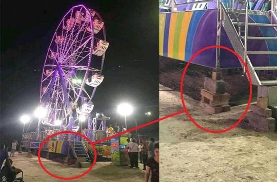 VIRAL! Foto "PENAMPAKAN" Menyeramkan Di Wahana Bianglala Pasar Malam!