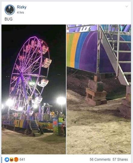 VIRAL! Foto "PENAMPAKAN" Menyeramkan Di Wahana Bianglala Pasar Malam!