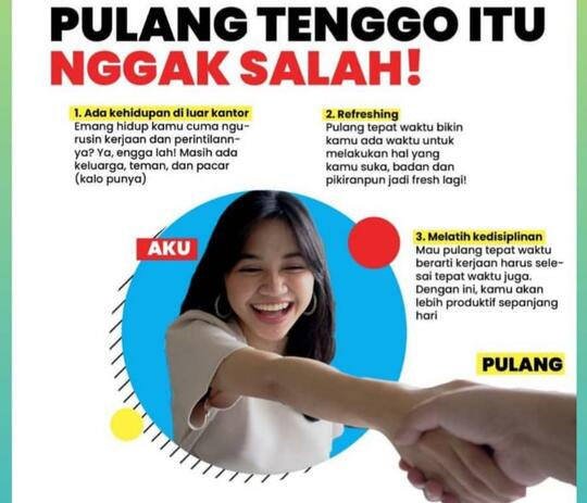 Disiplin Dimulai Dari Pulang Tenggo, Teng Langsung Go..