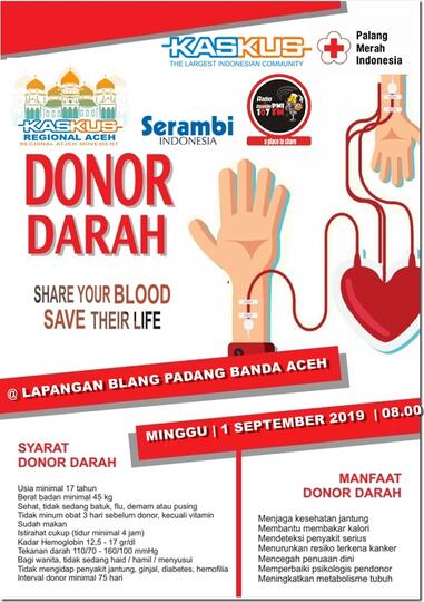Pamflet Donor Darah : Kisah Hidupku: Donor Darah Your ...