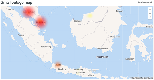 Layanan Gmail Down