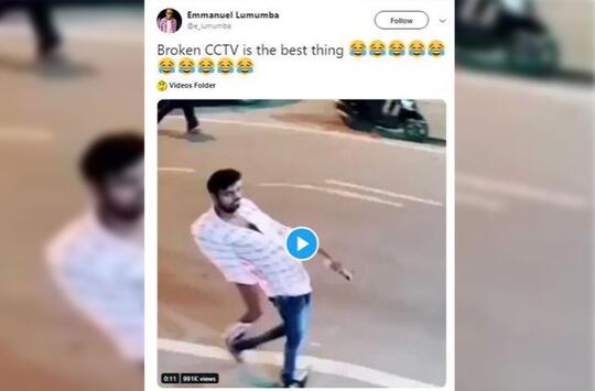 Video Penampakan "ANEH" Dari CCTV Rusak Ini Justru Bikin NGAKAK Netizen !