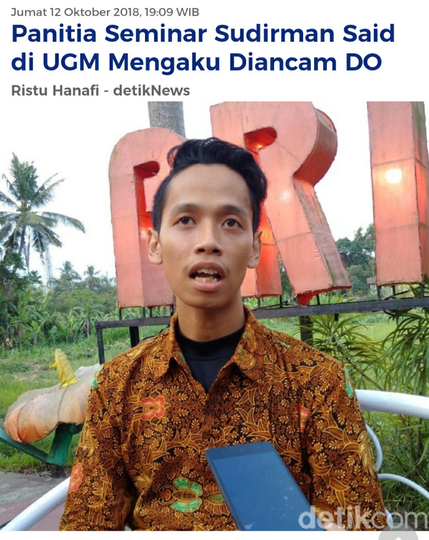 UGM Siap Beri Sanksi Mahasiswa Sebar Video Porno
