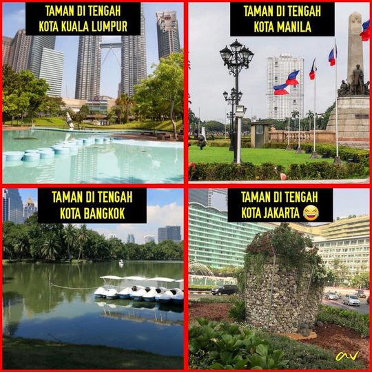 Limakaki Lima Taman Kota Di Jakarta Yang Bisa Dijadikan