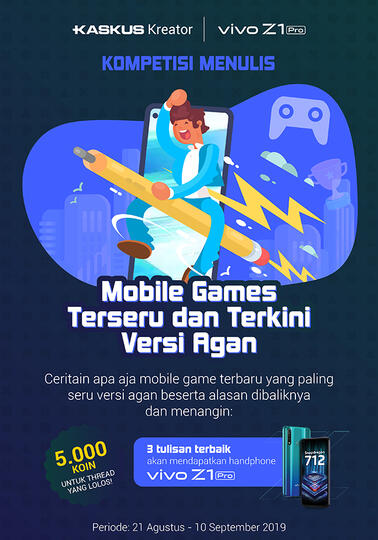 Mau Dapet Handphone vivo Z1 Pro dan 5000 Bonus Koin? Masuk Gan, Cari Tau Mekanismenya