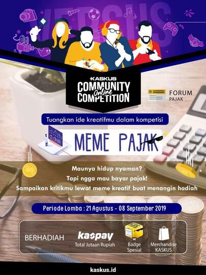 Tuangkan Ide Kratifmu Dalam Kompetisi Meme Pajak
