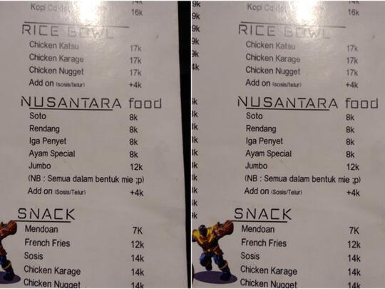 Rendang, Iga Penyet Dan Menu Nusantara Lainnya Di Cafe Ini Cuma 8 K, Tapi Ternyata...