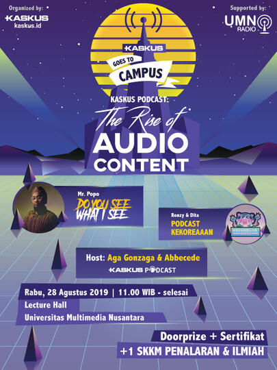 Dateng Gratis, Pulang Bawa Ilmu? Dateng Ke Kaskus Podcast Aja Gan