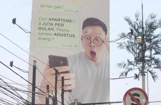 Duh! Foto "KEANEHAN" Pada Iklan Apartemen Ini Bikin Netizen Gagal Paham!