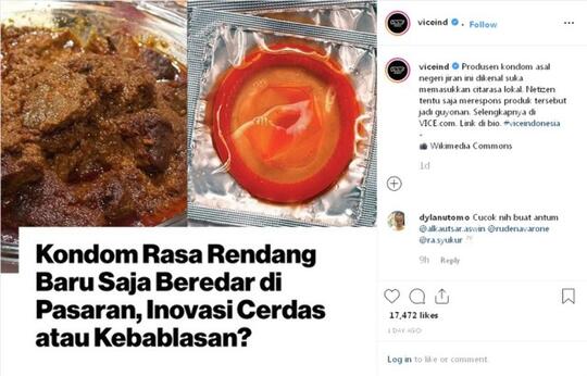 Ketika Kondom Mempunyai Rasa Kearifan Lokal Menggunakan Varian Aroma Khas Rendang