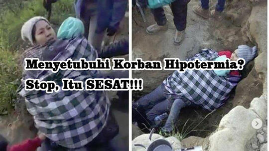 Menyetubuhi Pendaki Hipotermia. Stop, itu Sesat!