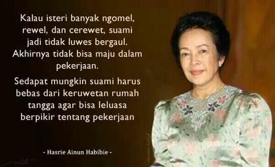Eyang B.J Habibie Pria Setia Yang Genius Dan Kharismatik