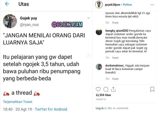 Jangan Menilai Orang Dari Luarnya Saja, Cerita Ojol Dengan Berbagai Penumpang