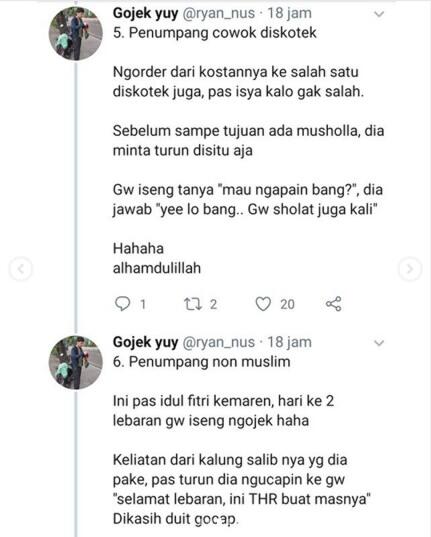 Jangan Menilai Orang Dari Luarnya Saja, Cerita Ojol Dengan Berbagai Penumpang