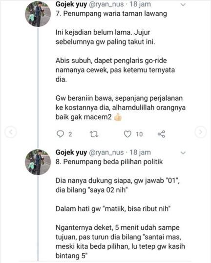 Jangan Menilai Orang Dari Luarnya Saja, Cerita Ojol Dengan Berbagai Penumpang