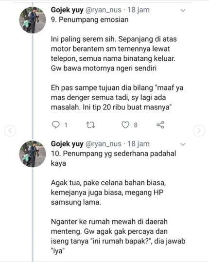 Jangan Menilai Orang Dari Luarnya Saja, Cerita Ojol Dengan Berbagai Penumpang