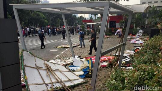 Begini Suasana Demo Berujung Ricuh di KPK