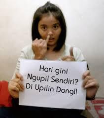 Filosofi Upil dan Ngupil
