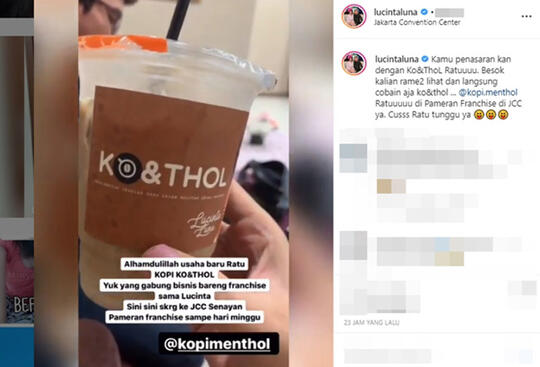 Yuk Cobain Ko&thol, Kopi Punya Lucinta Luna