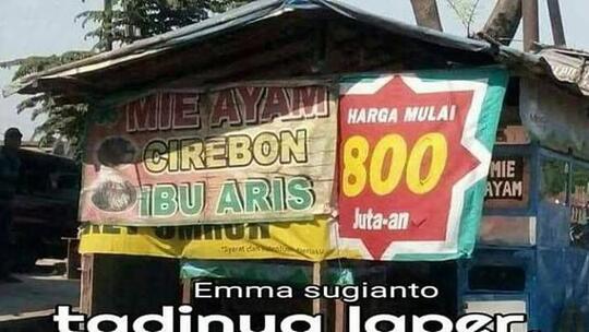 Desain Spanduk Beberapa Warung Makan Ini Bikin Ngakak Guling-guling