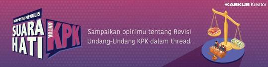 Revisi UU No.30 Tahun 2002, Siapa yang Paling Bahagia?