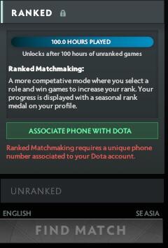 DotA 2 matchmaking historia