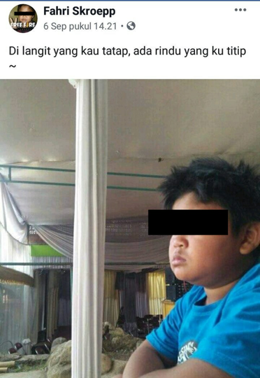 Viral Status Fb Fahri Scroeep Bocah yang Bikin Baper Muter-muter, Titisan Dilan Gan!
