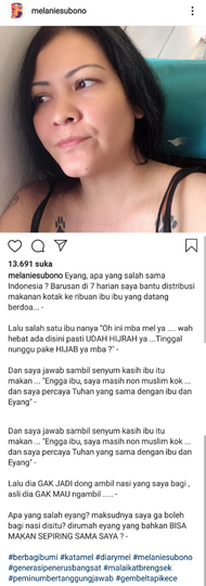 Curhatan Melanie Subono Viral di Medsos,Ditolak Pelayat Habibie saat Beri Nasi Kotak